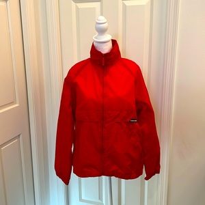 Vintage red Cabin Creek jacket/parka/raincoat
